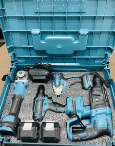 Набор бесщёточного электроинструмента 4 в 1 + 2акб (с картой OZON, из-за рубежа)