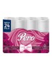 Туалетная бумага PERO ROSE 24 рулона, 3 слоя + бонус на первый заказ (Магнит Маркет)